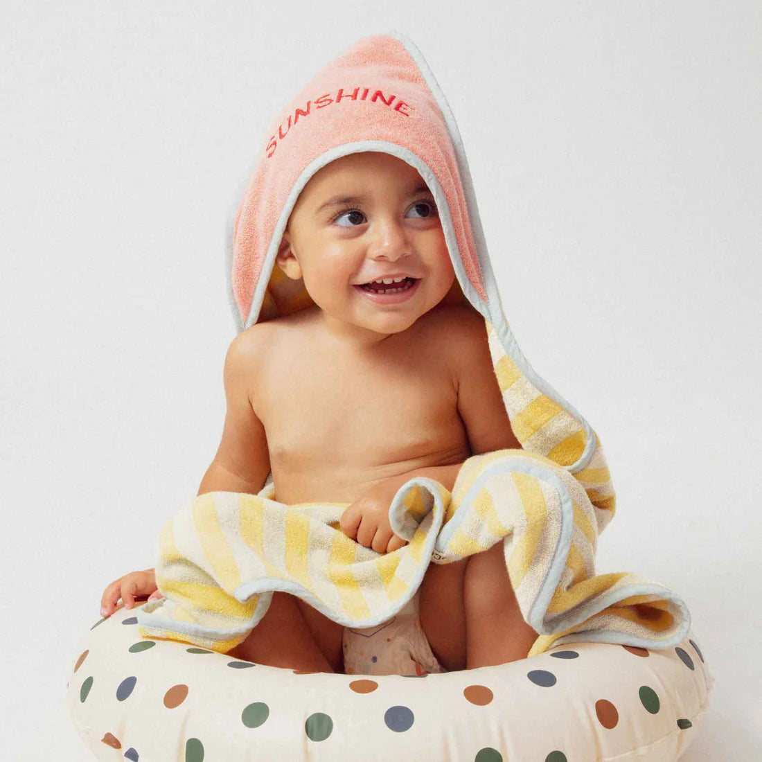 Serviette bébé Sunshine - Éponge Jaune