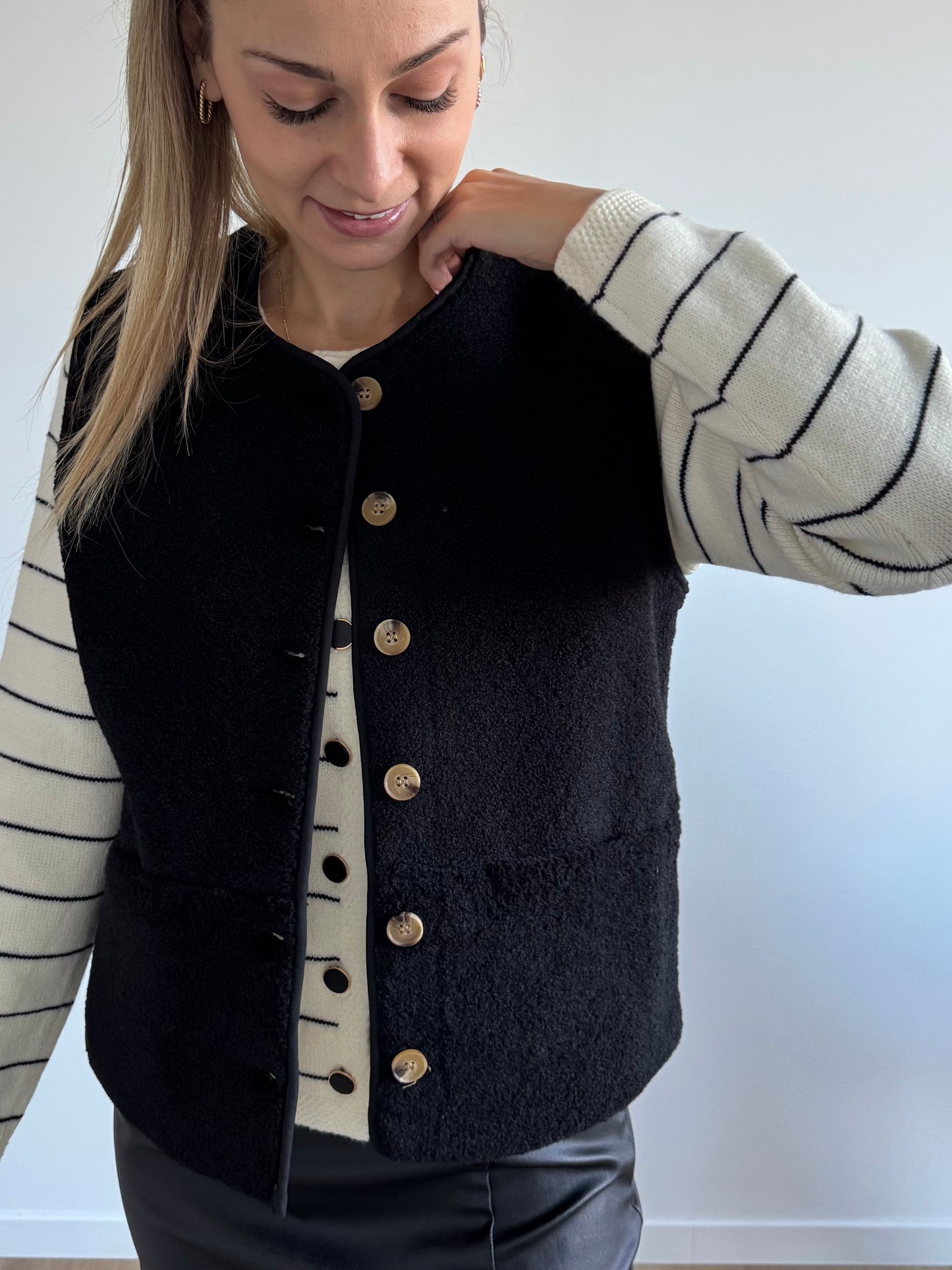 Veste sans manche VITA noire