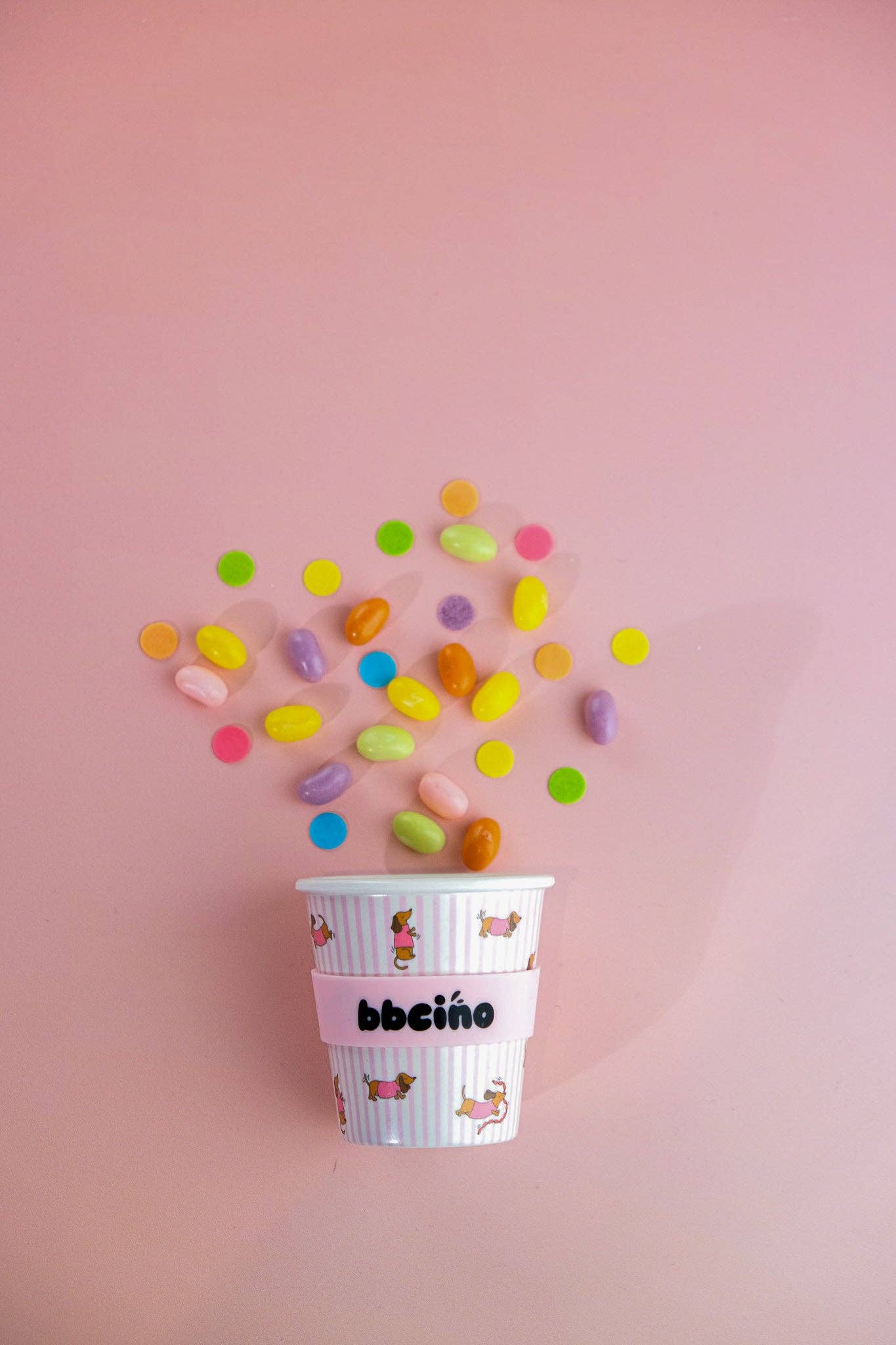 Tasse Babycino Teckel Rose - 120ml
