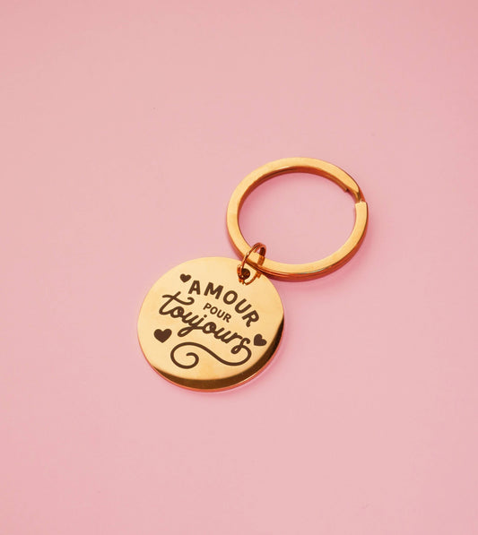 Porte-Clé Amour Pour Toujours