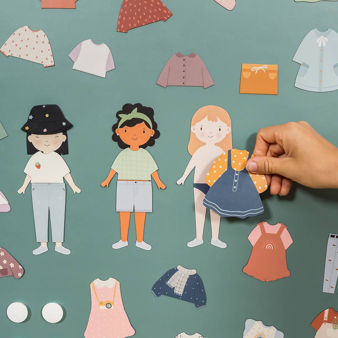 POUPEE MAGNETIQUE - SILHOUETTE A HABILLER – FILLE