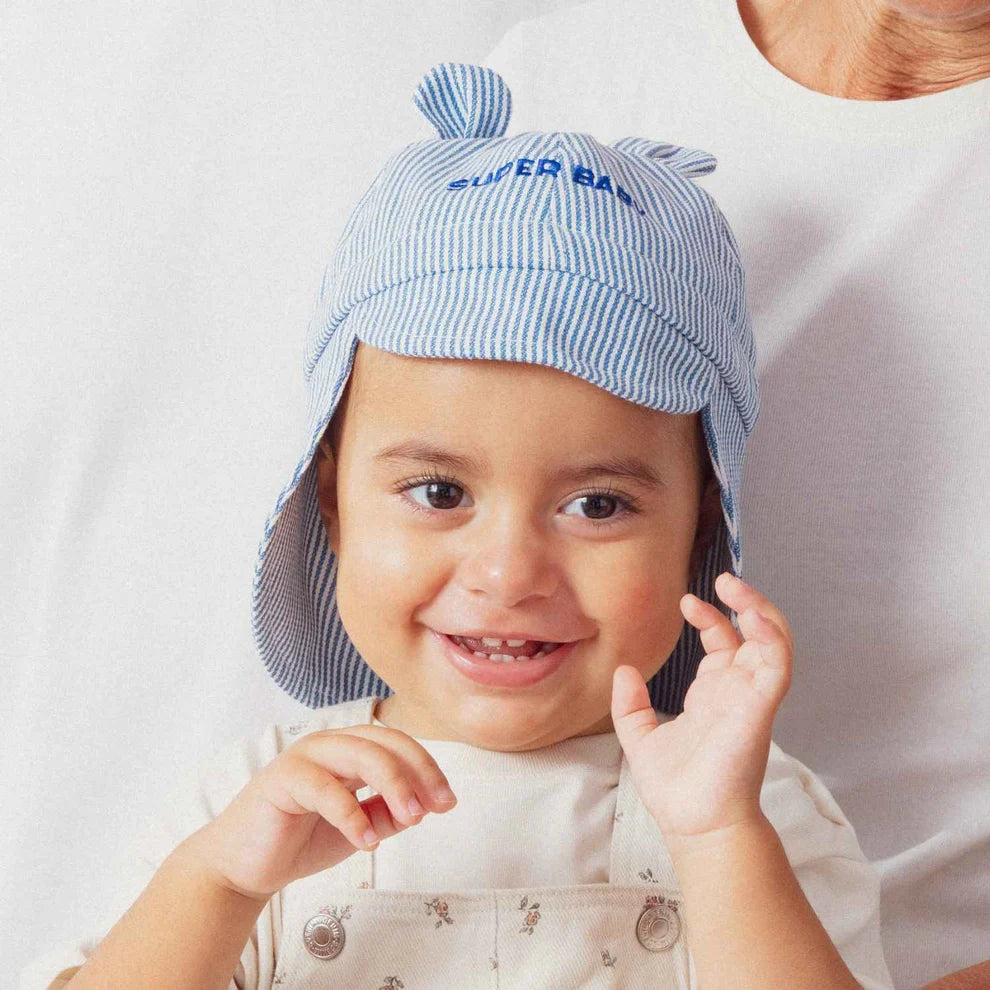 Chapeau bébé Super Baby Bleu