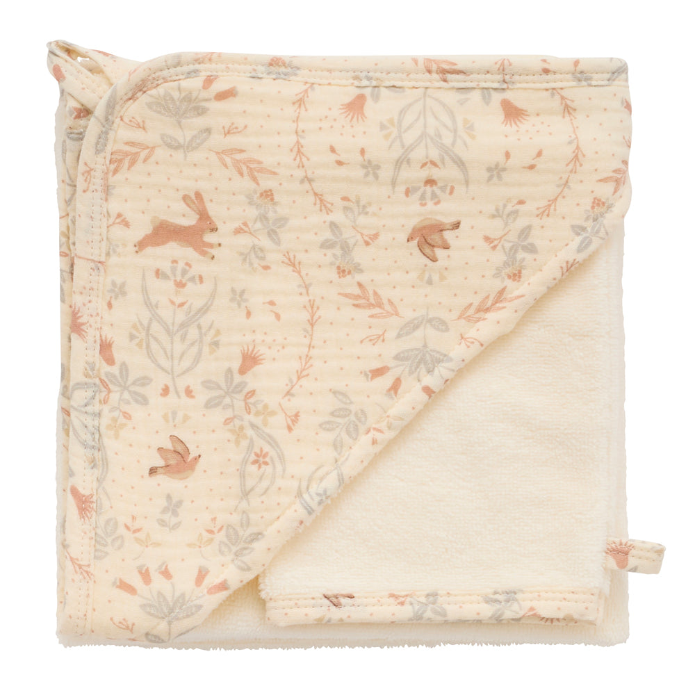 Cape de bain + gant - Enchanted garden