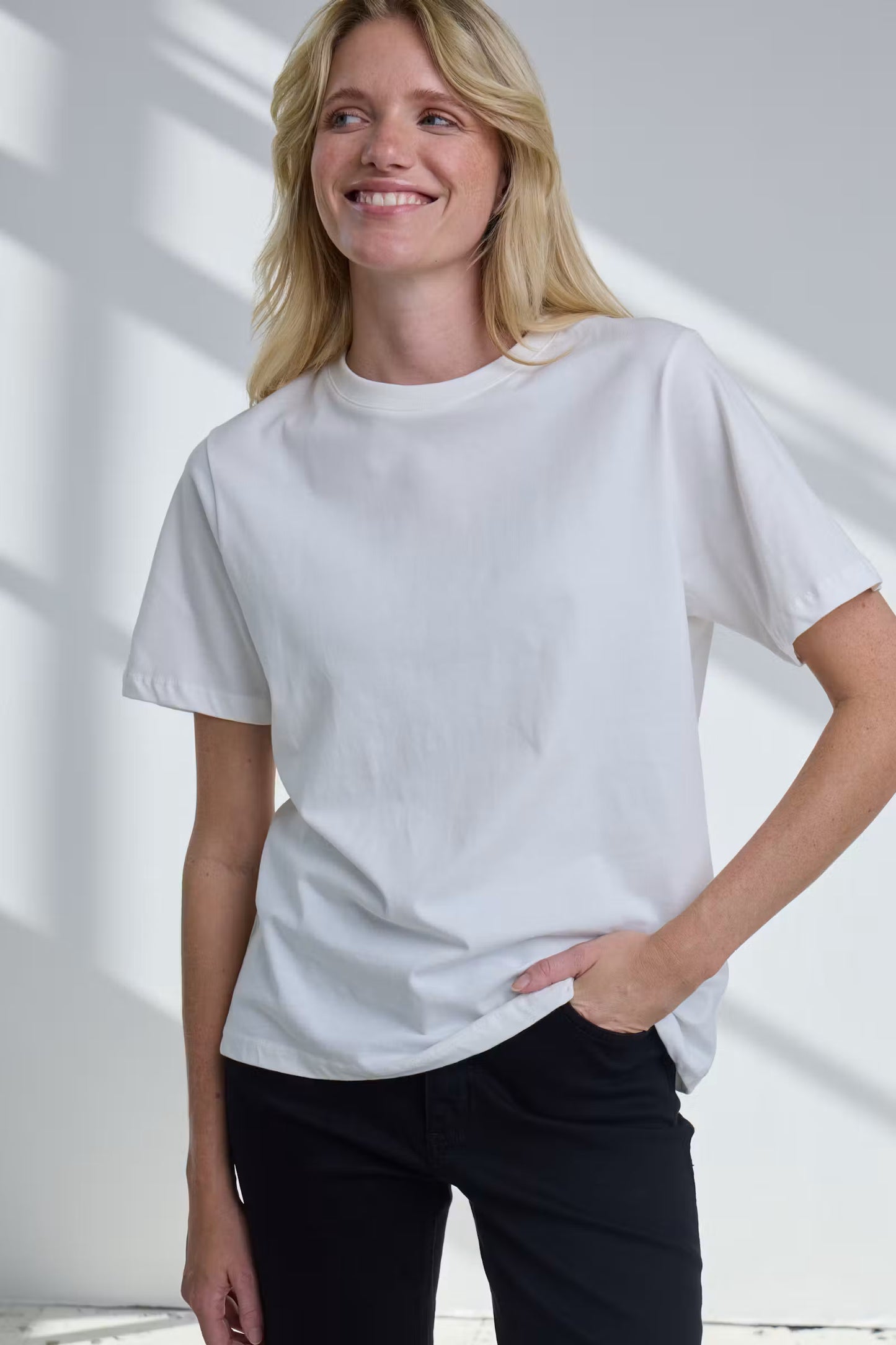 T-shirt PALMER LOOSE Cloud Dancer