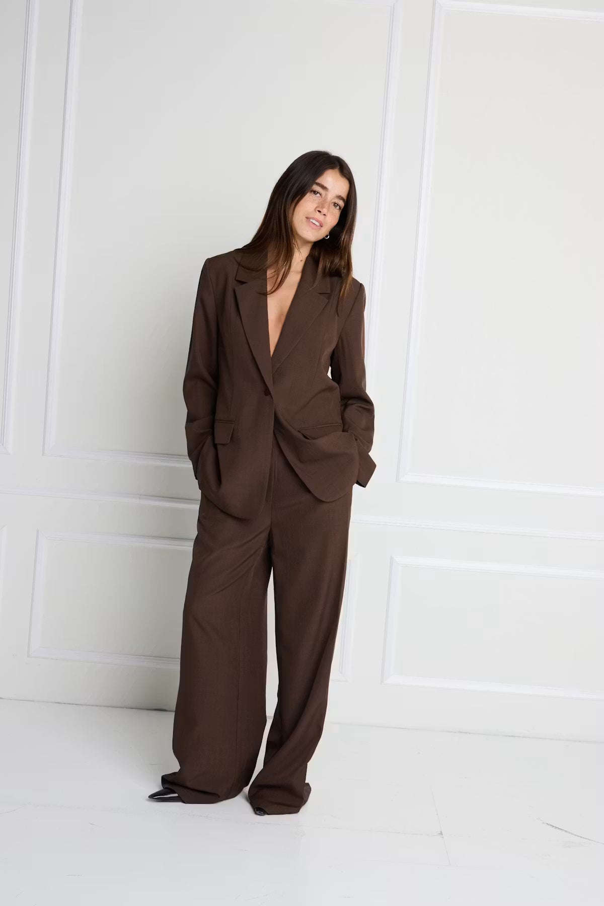 Blazer long Fava Slate