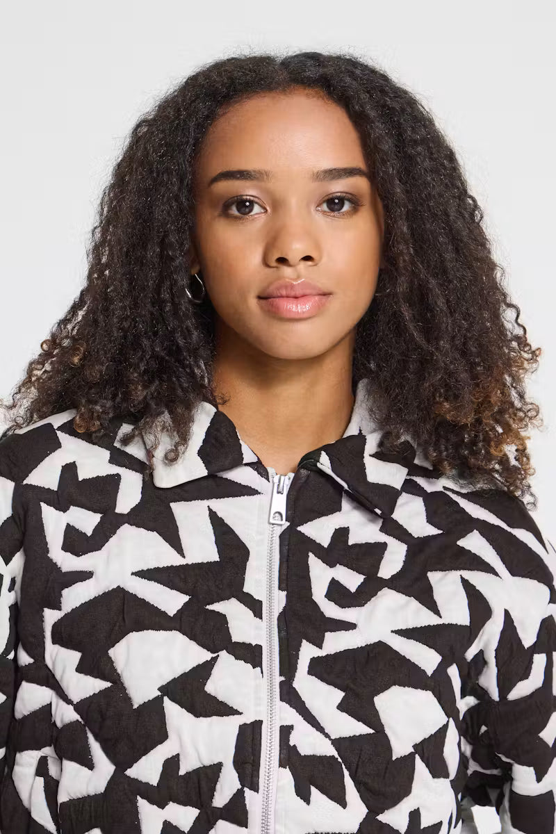Manteau Kate Quilted Brown
