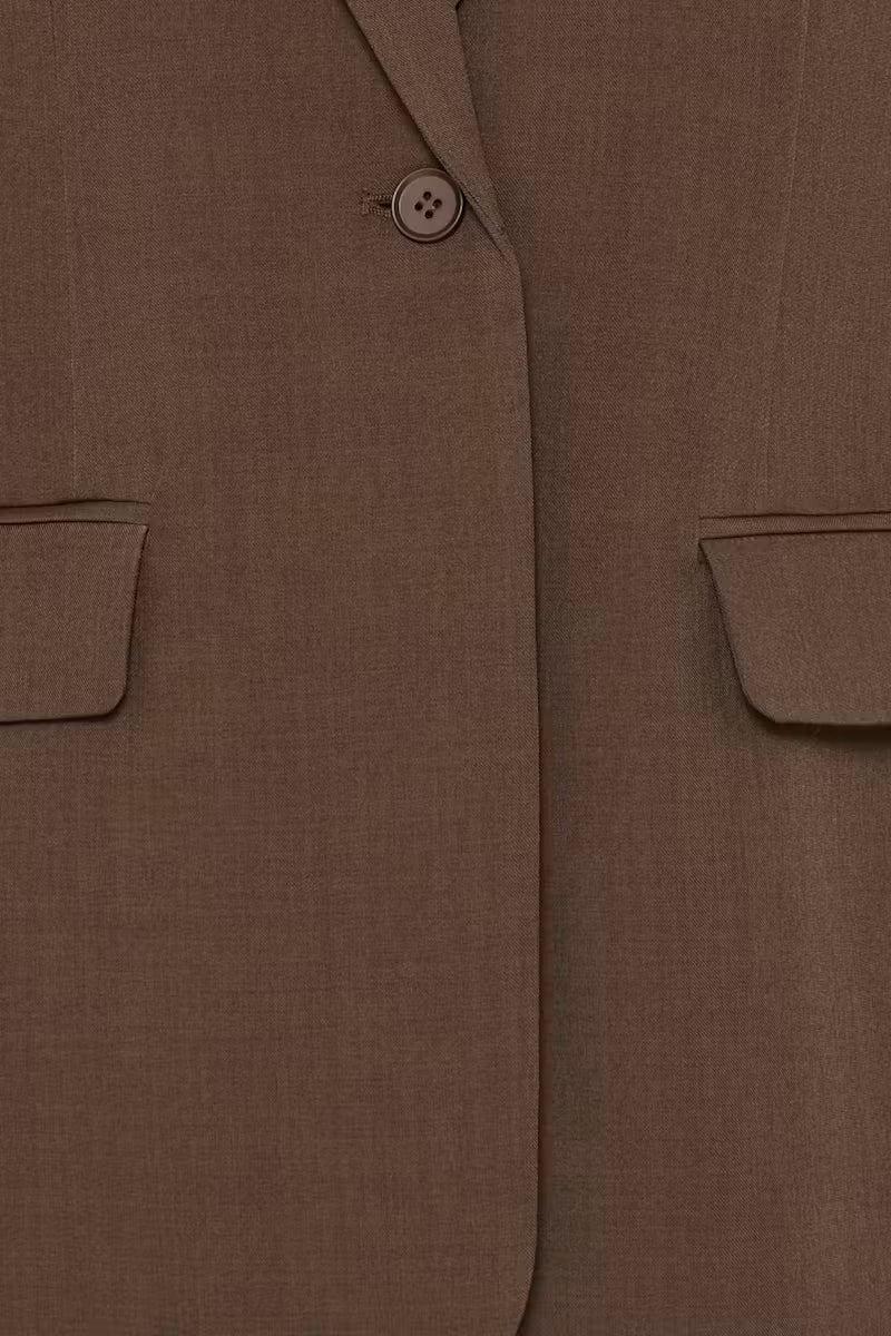 Blazer long Fava Slate