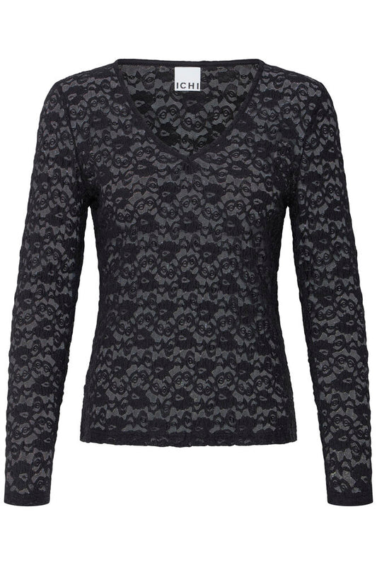 Top Hofelie à dentelle Noir