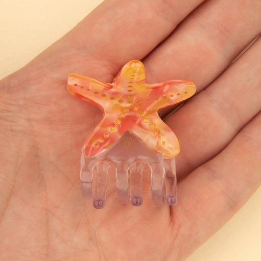Mini pince à cheveux étoile de mer