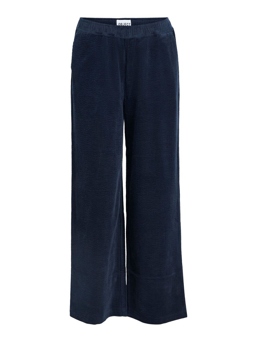 Pantalon velours bleu OBJGALA