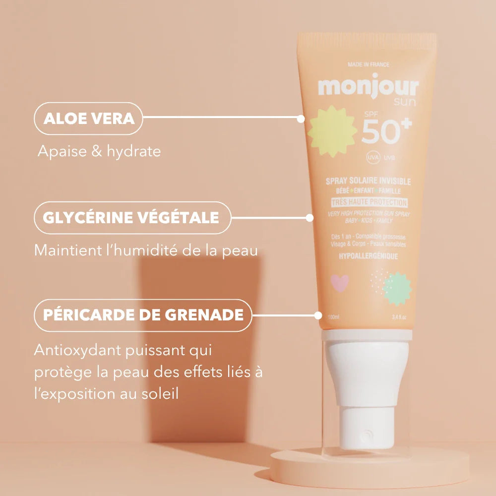 Spray solaire SPF 50+