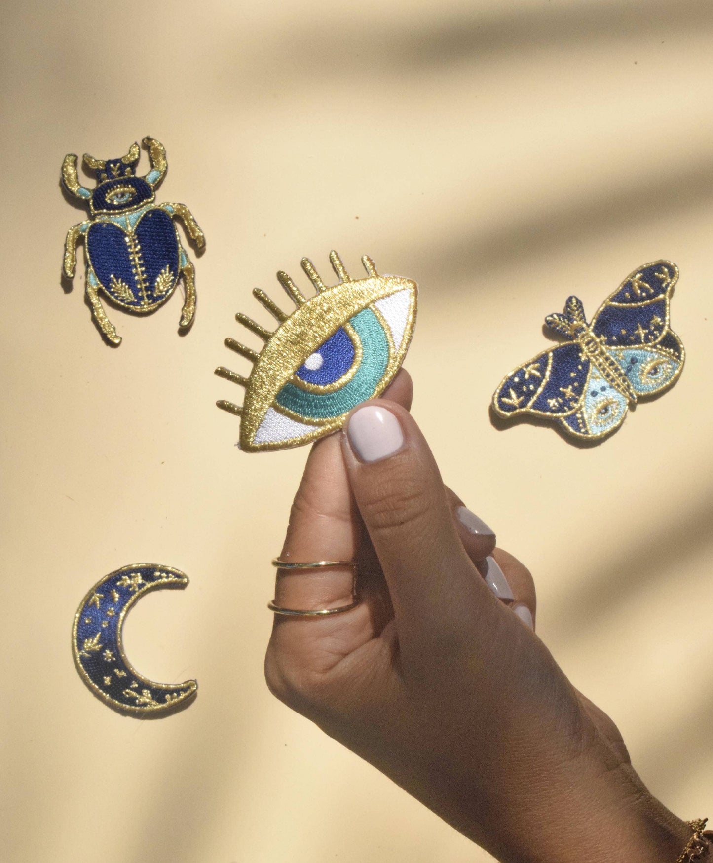 Patch Thermocollant Oeil Doré