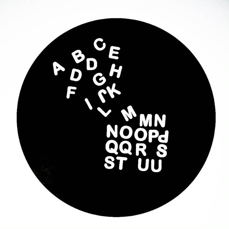 Lettres magnétiques blanches - lot de 125 magnets