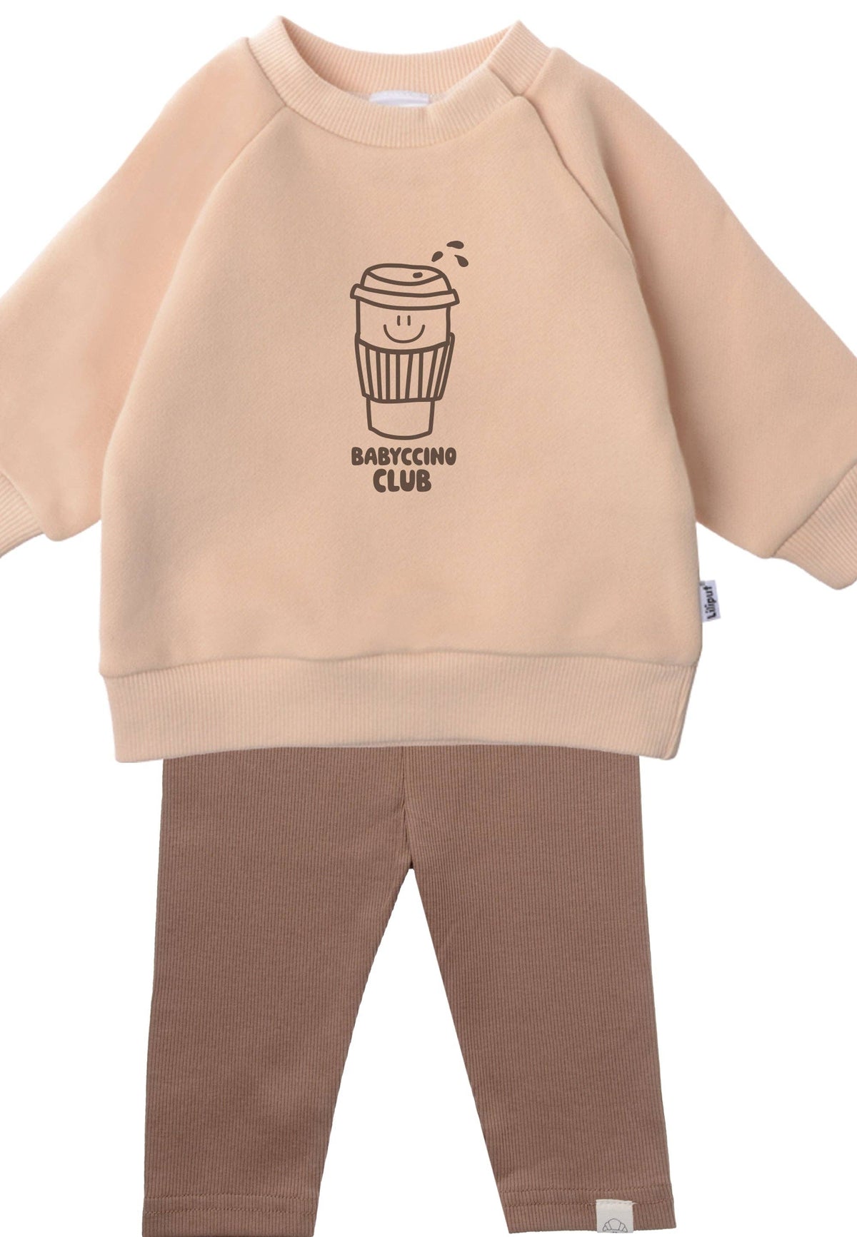 Ensemble sweat-shirt et legging « Babyccino Club »