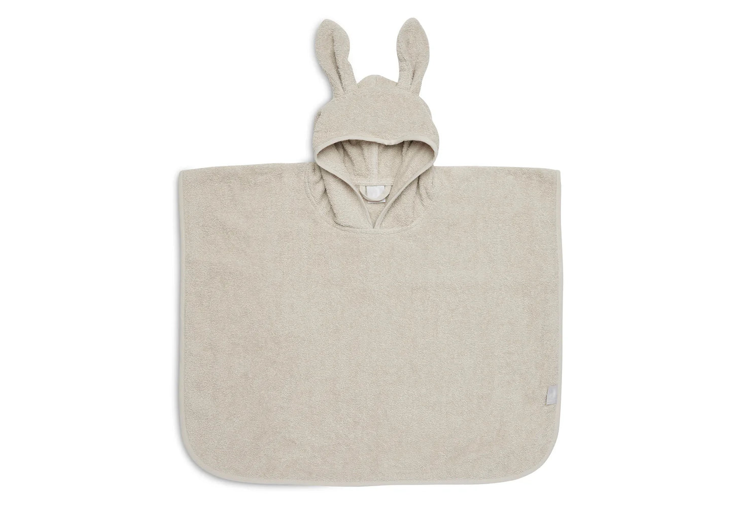 Poncho lapin nougat