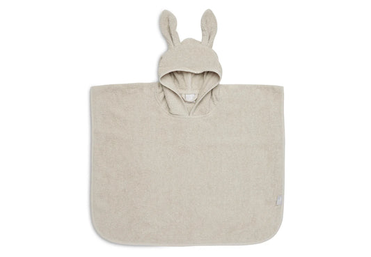 Poncho lapin nougat