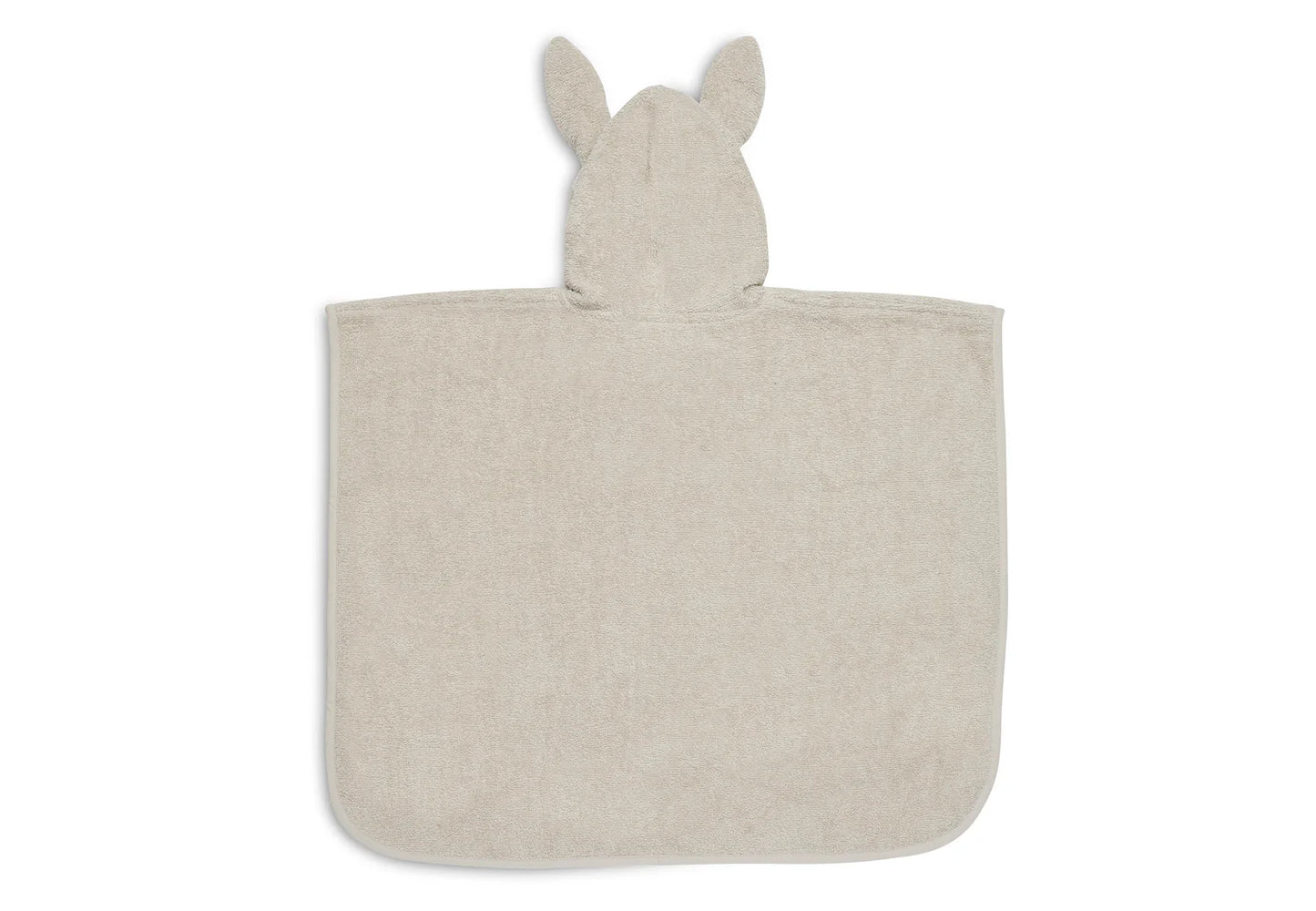 Poncho lapin nougat