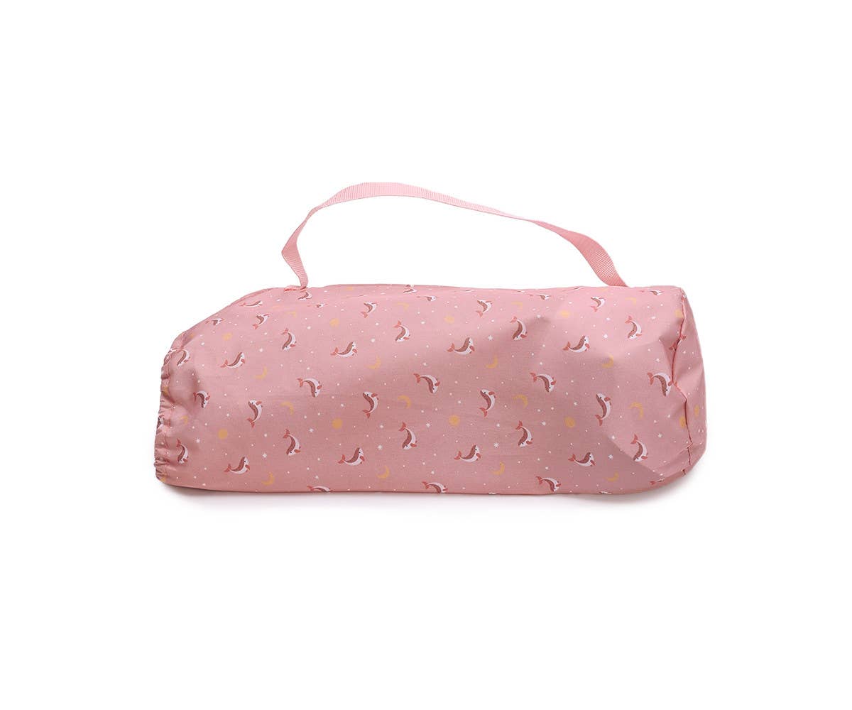 Chaise pliante enfant Baleine rose