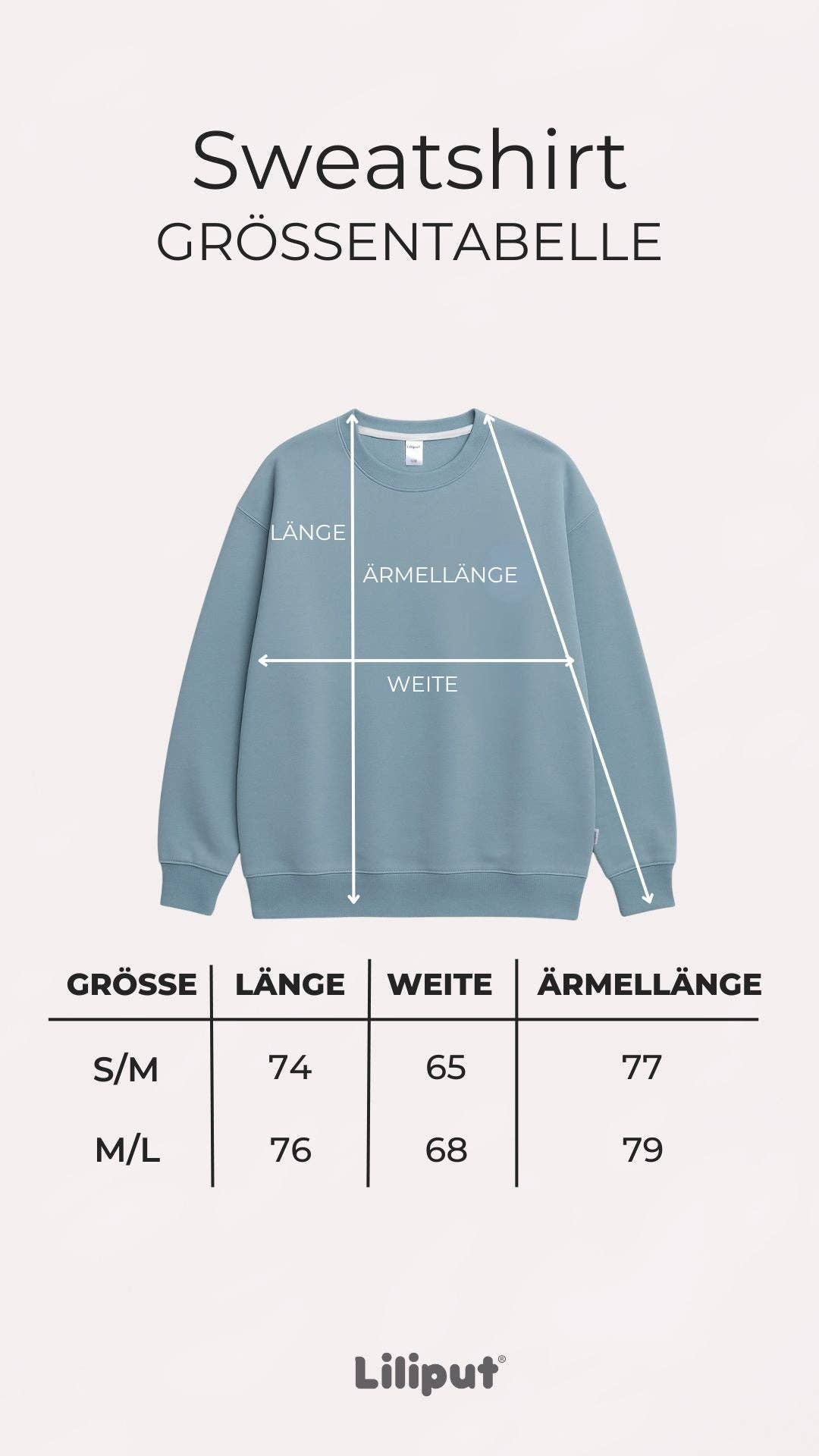 Sweat-shirt adulte Let Love Bloom bleu clair