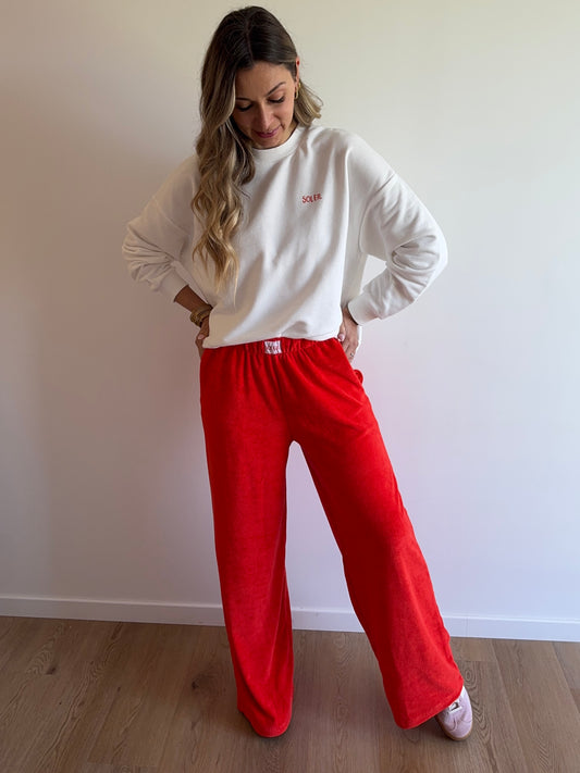 Pantalon LILOU soleil éponge orange