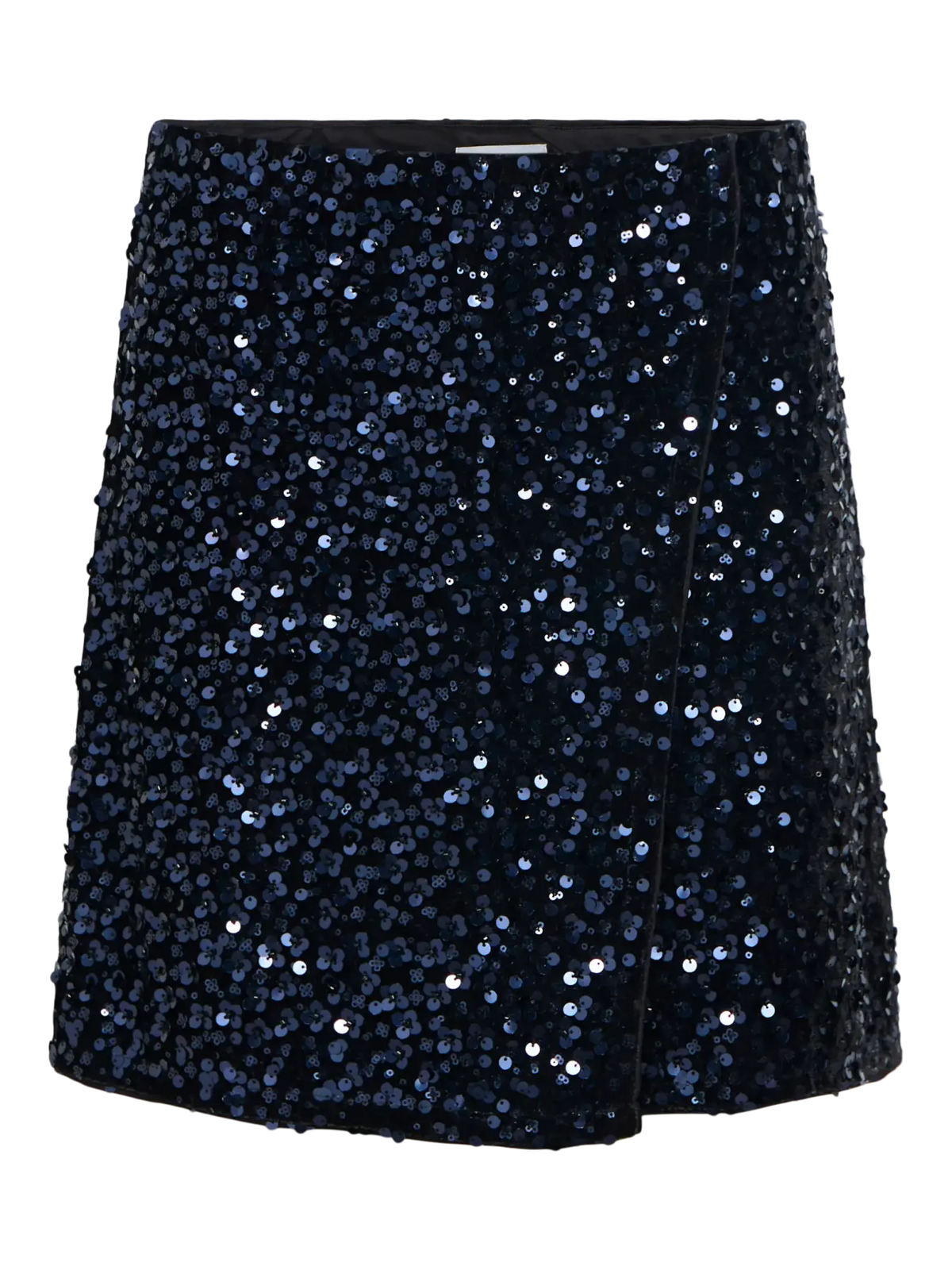 Jupe Jelis Bleu marine à paillettes