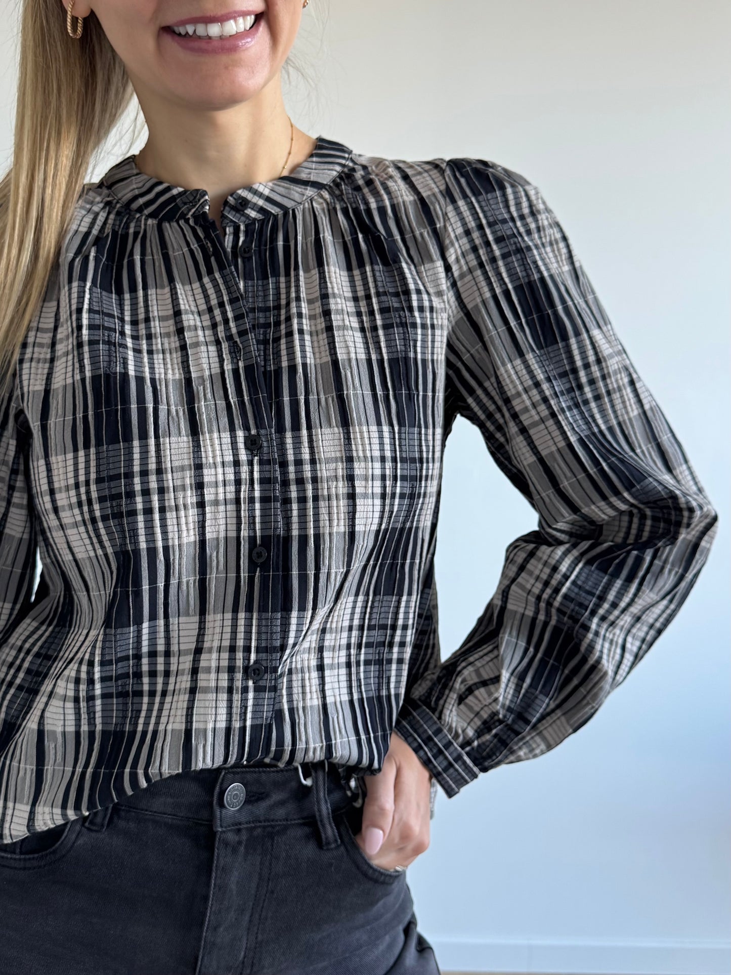 Chemise à carreaux Objsis