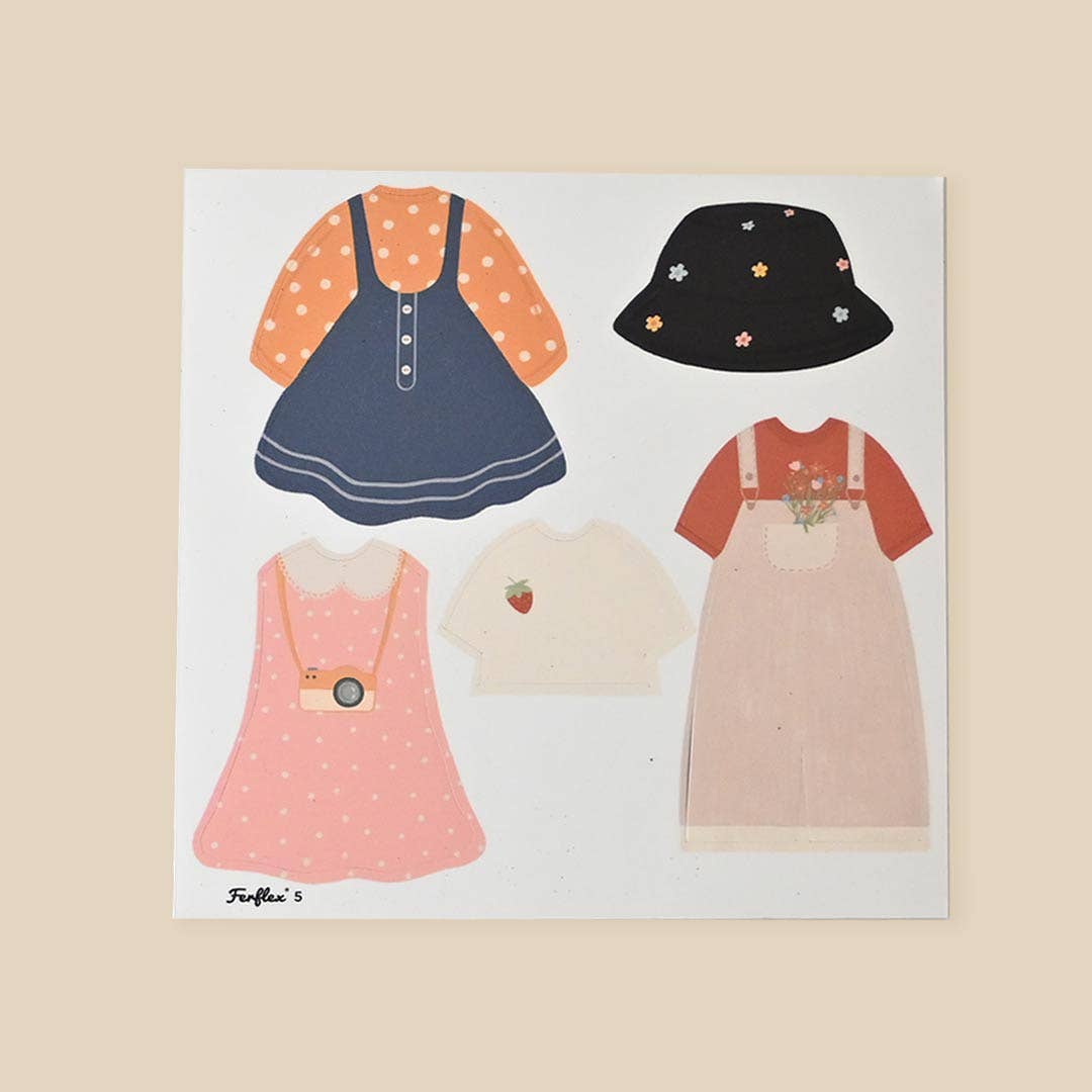 POUPEE MAGNETIQUE - SILHOUETTE A HABILLER – FILLE