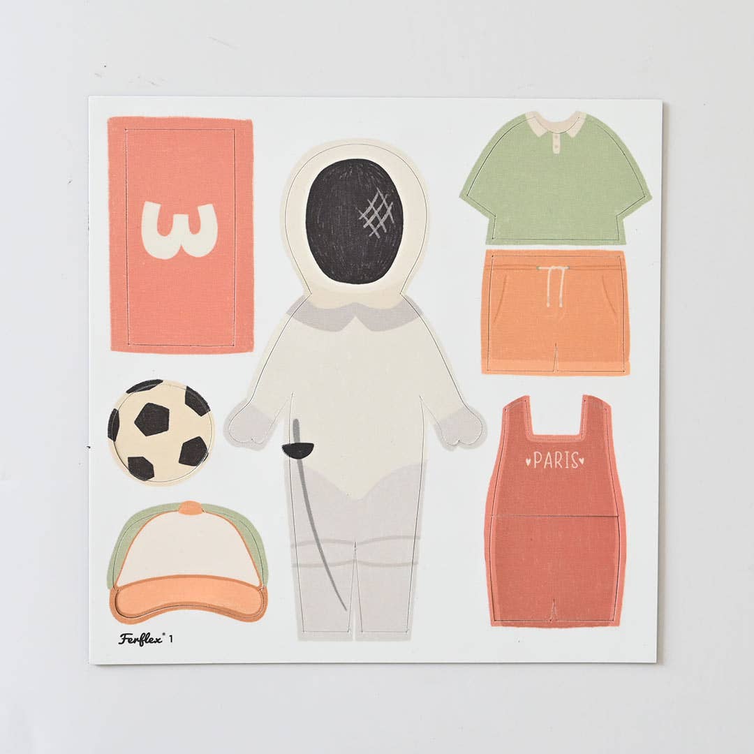 Jeu magnétique - Mes tenues sportives