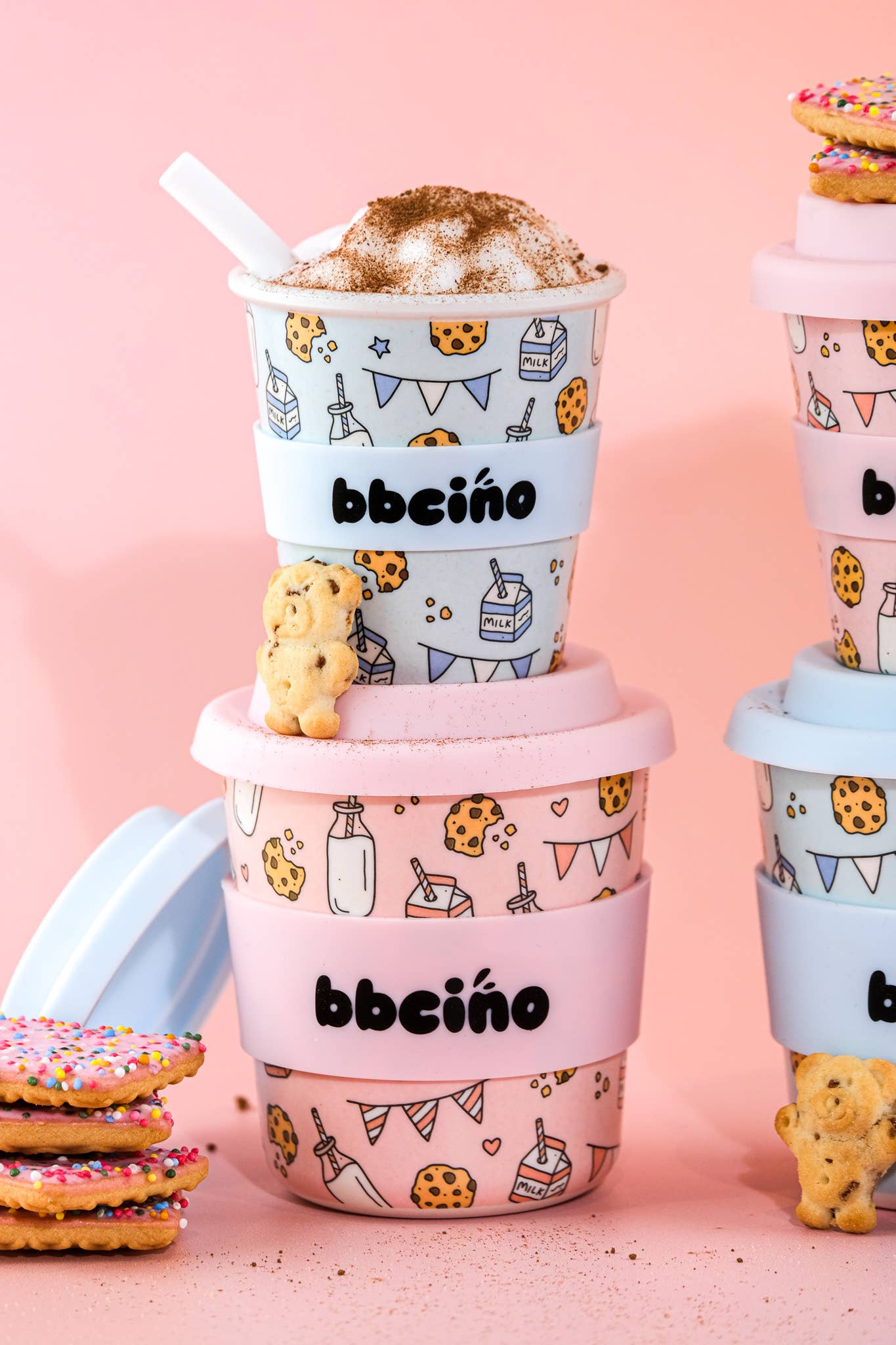Tasse Babycino Cookie Rose - 240 ml