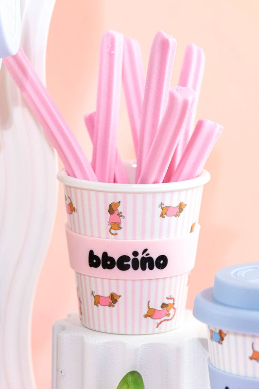 Tasse Babycino Teckel Rose - 120ml