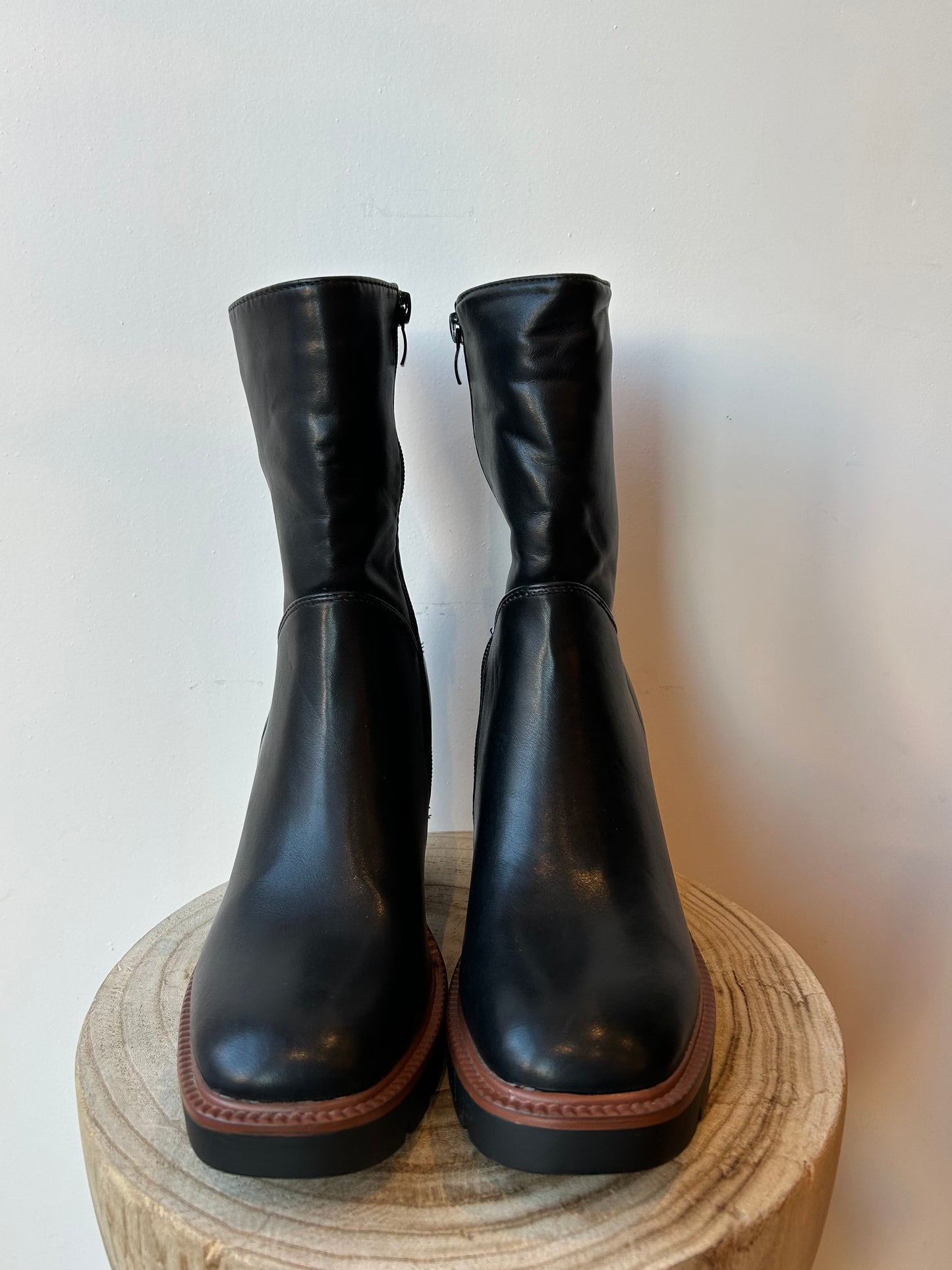 Bottines mi hautes noir