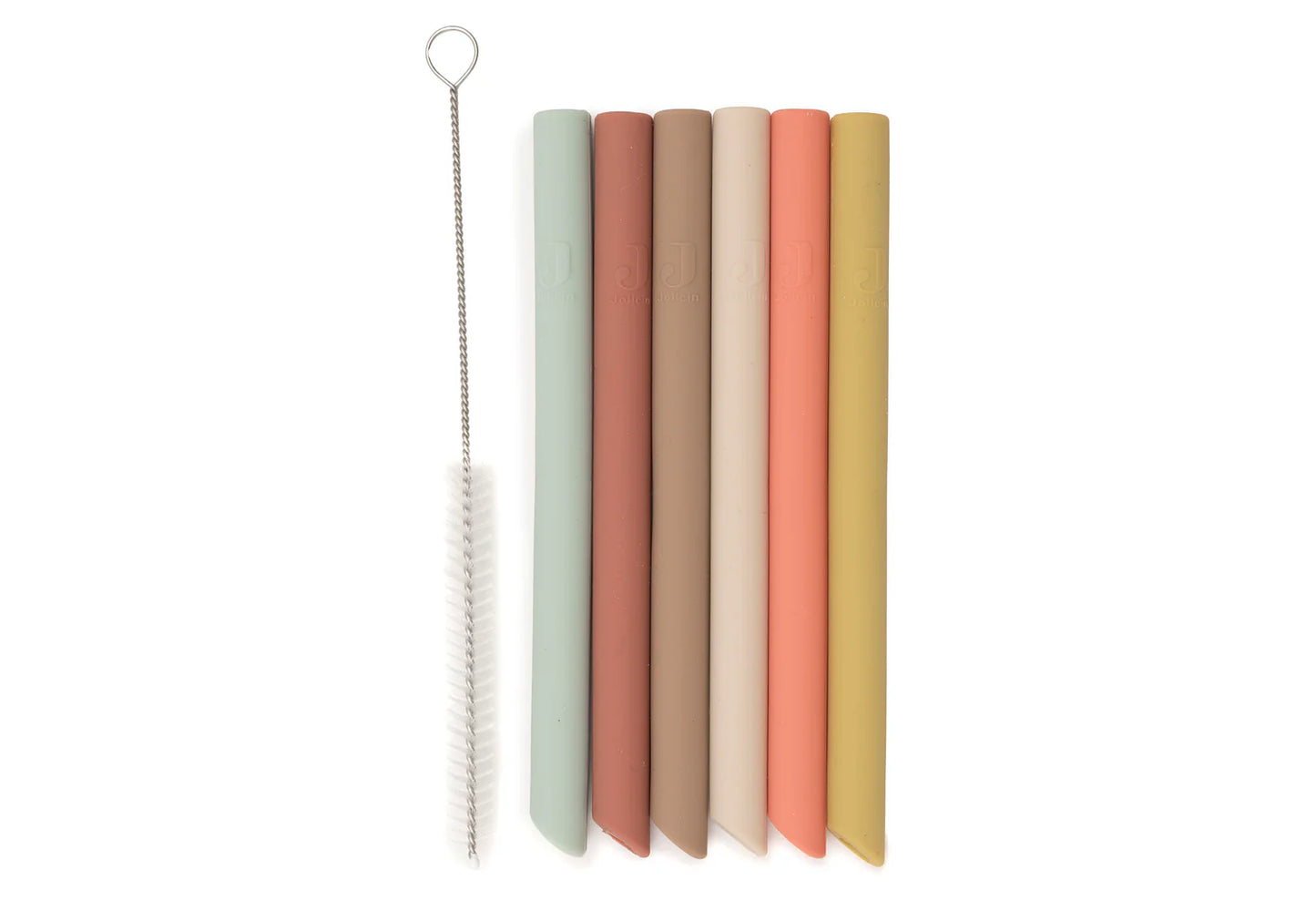 Lot de 6 pailles en silicone