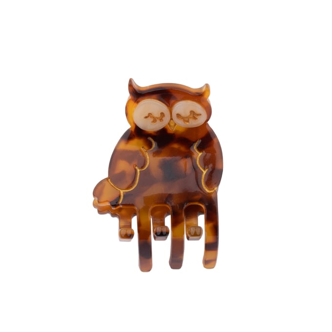 Mini pince à cheveux Hibou