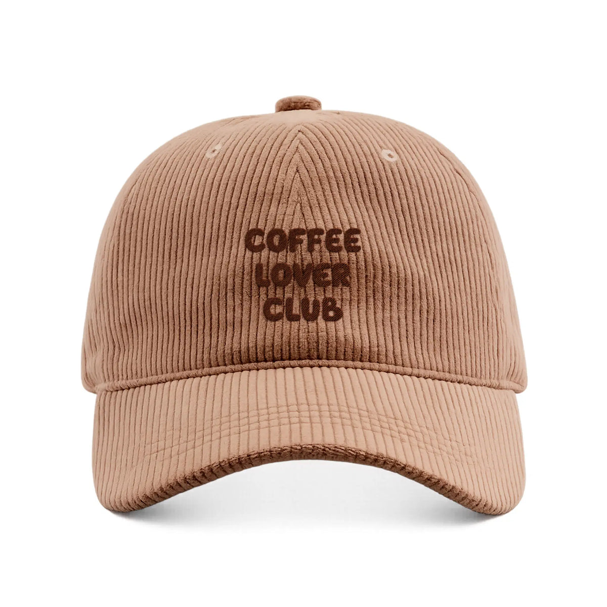 Casquette velours Coffee Lover
