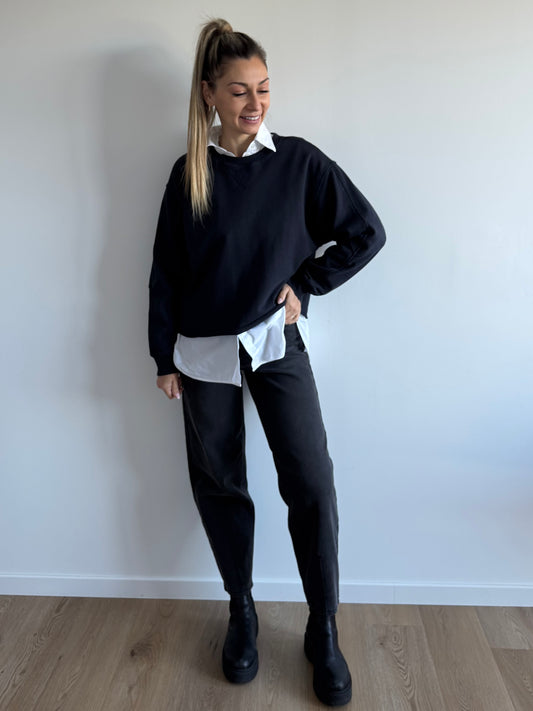 Jean gris Wid Waisted OBJSAVA