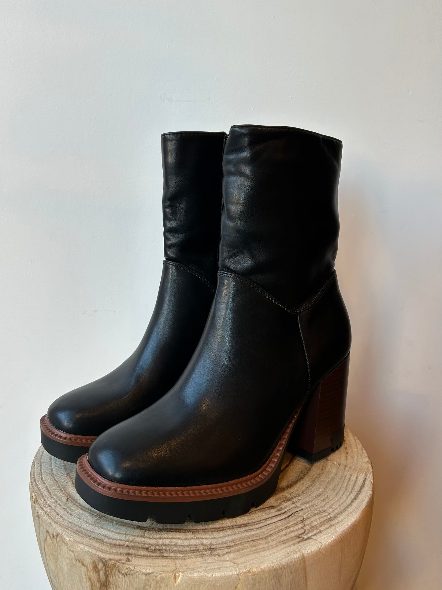 Bottines mi hautes noir