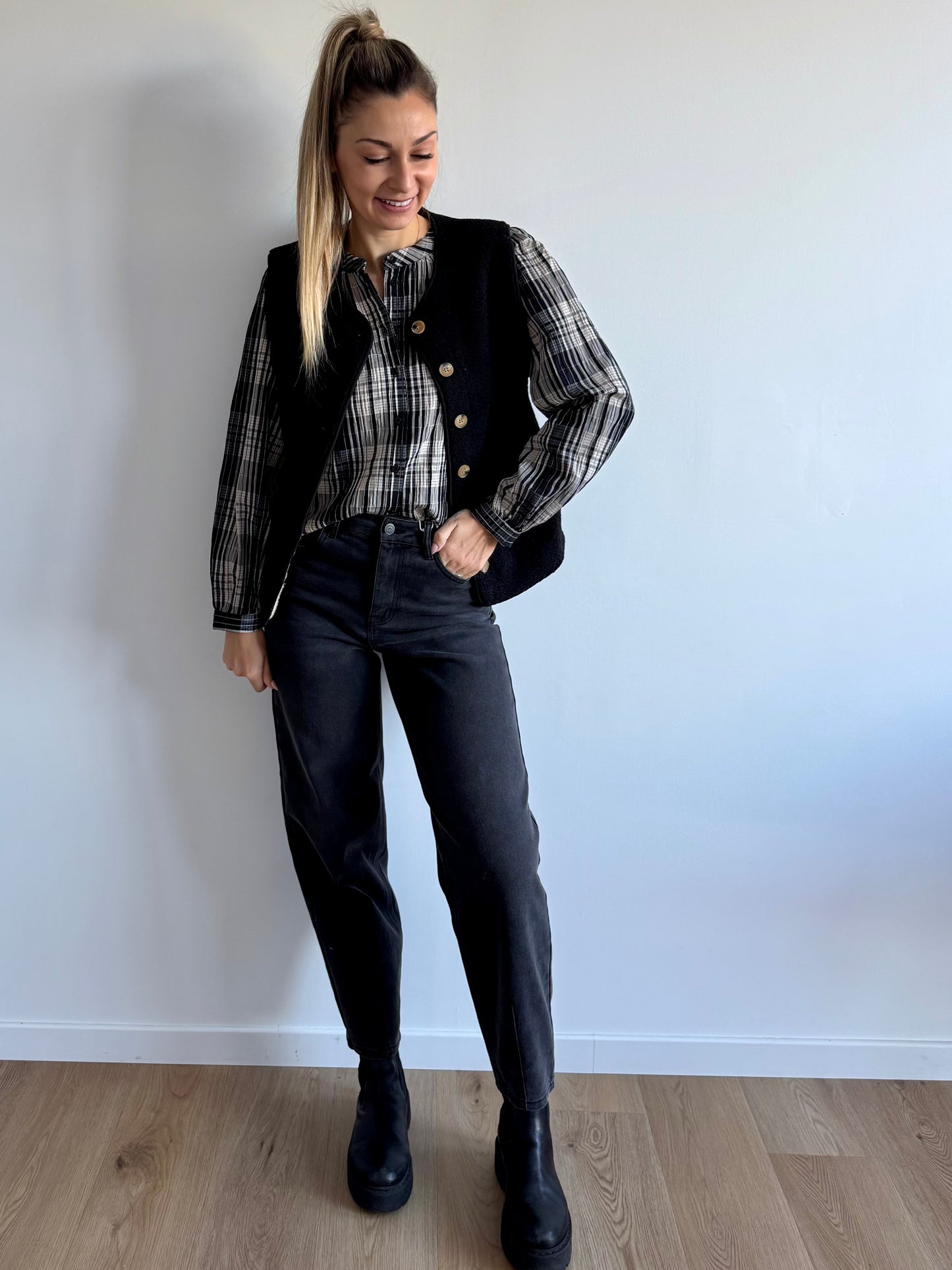 Veste sans manche VITA noire