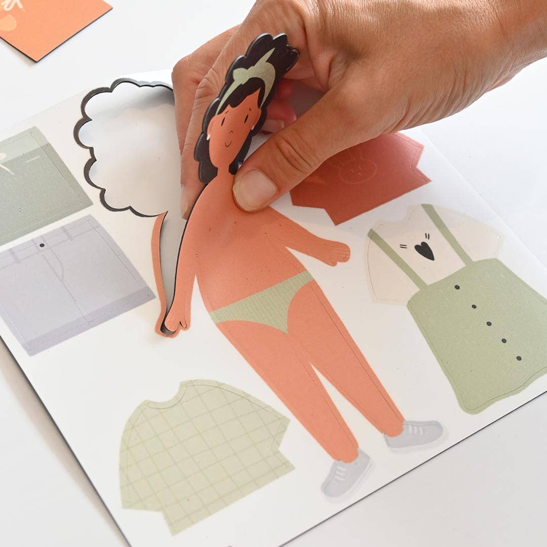 POUPEE MAGNETIQUE - SILHOUETTE A HABILLER – FILLE