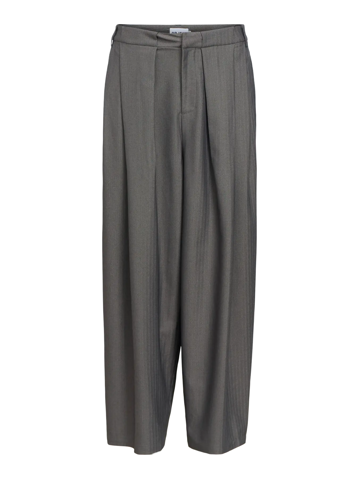 Pantalon Noami gris anthracite à rayures