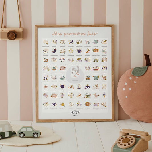 Affiche "Mes premières fois" - Lapin