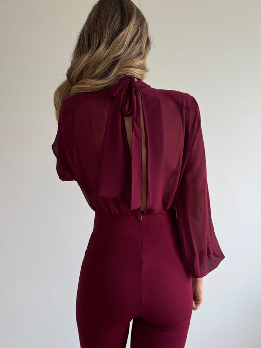 Combinaison Diana Bordeaux