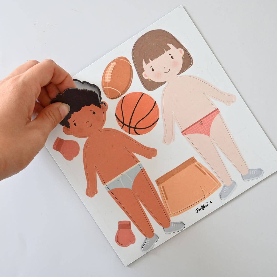 Jeu magnétique - Mes tenues sportives