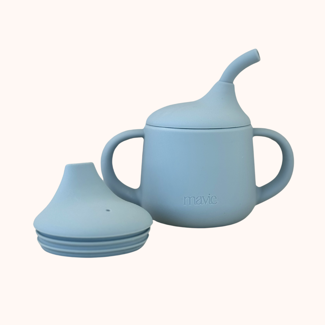 Gobelet en silicone Bleu