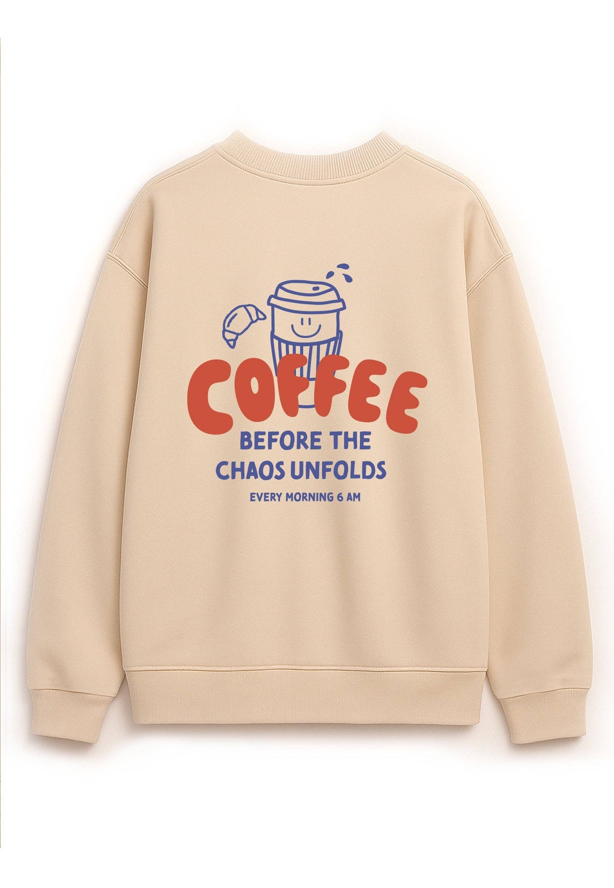 Sweat‑shirt adulte café