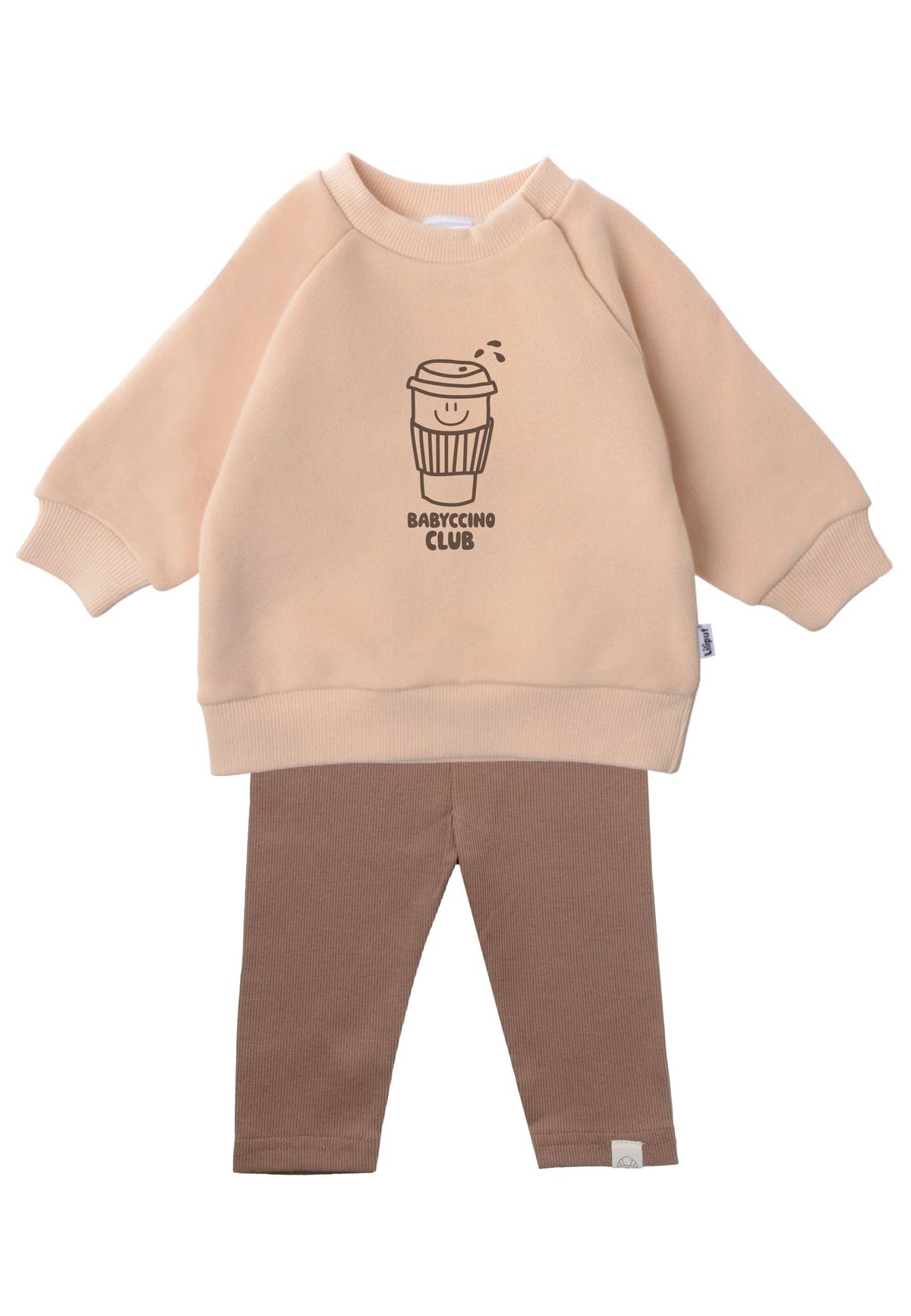 Ensemble sweat-shirt et legging « Babyccino Club »