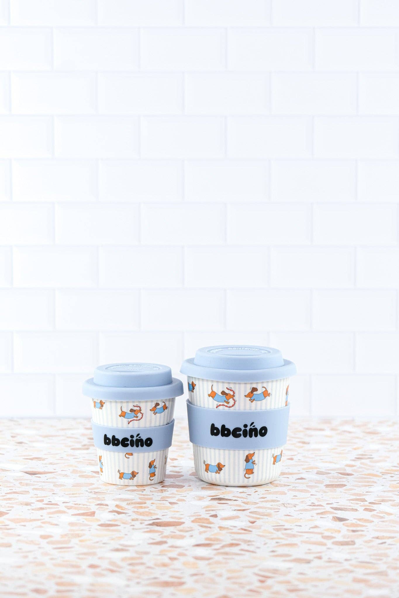 Tasse Babycino Teckel Bleu - 120 ml
