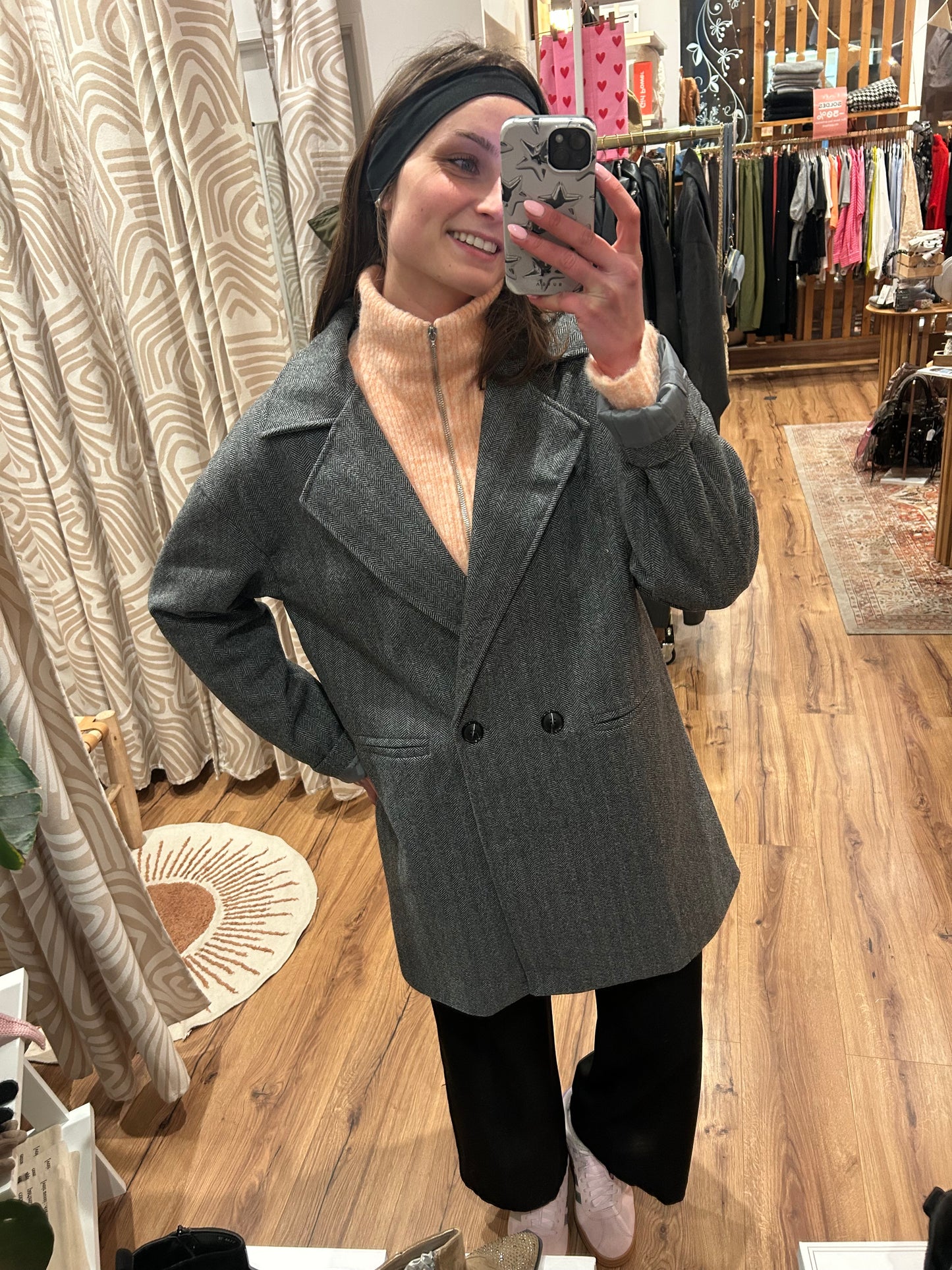 Manteau Gris Coline