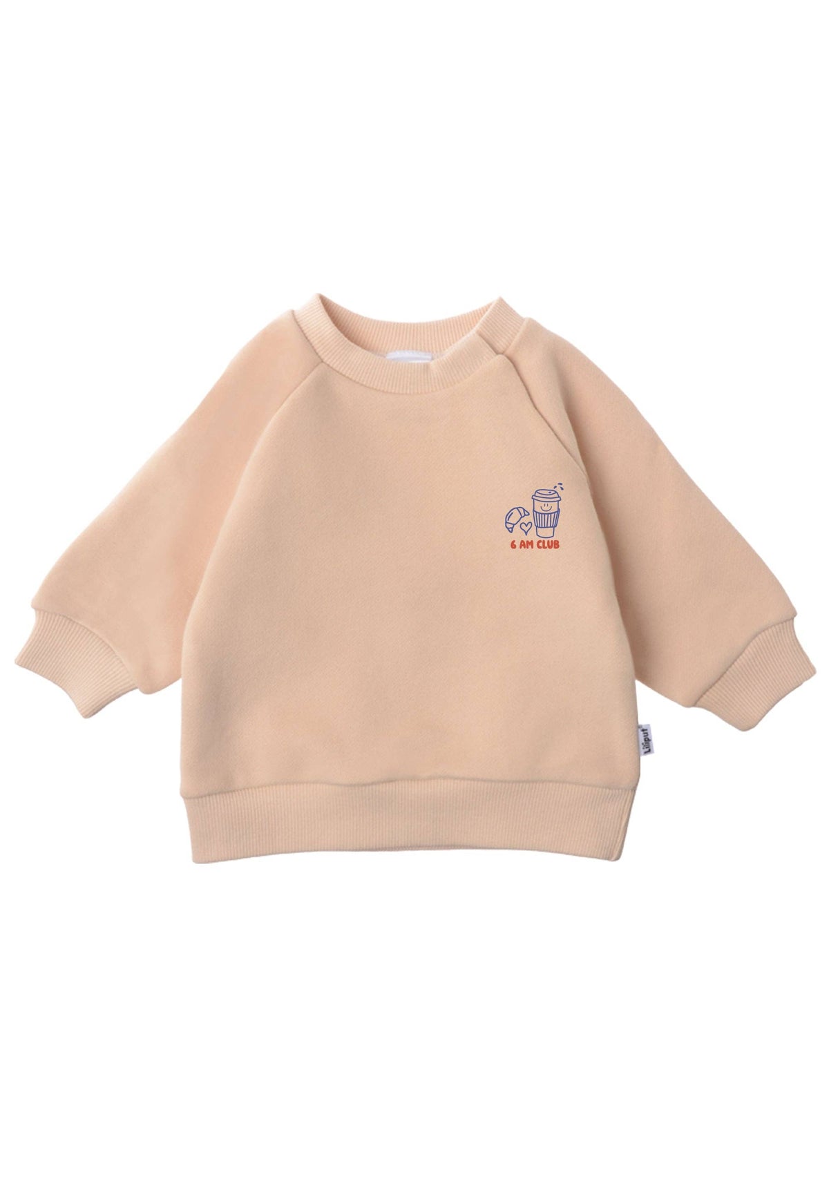 Sweatshirt beige « Cacao before Chaos » Édition Mini and Me