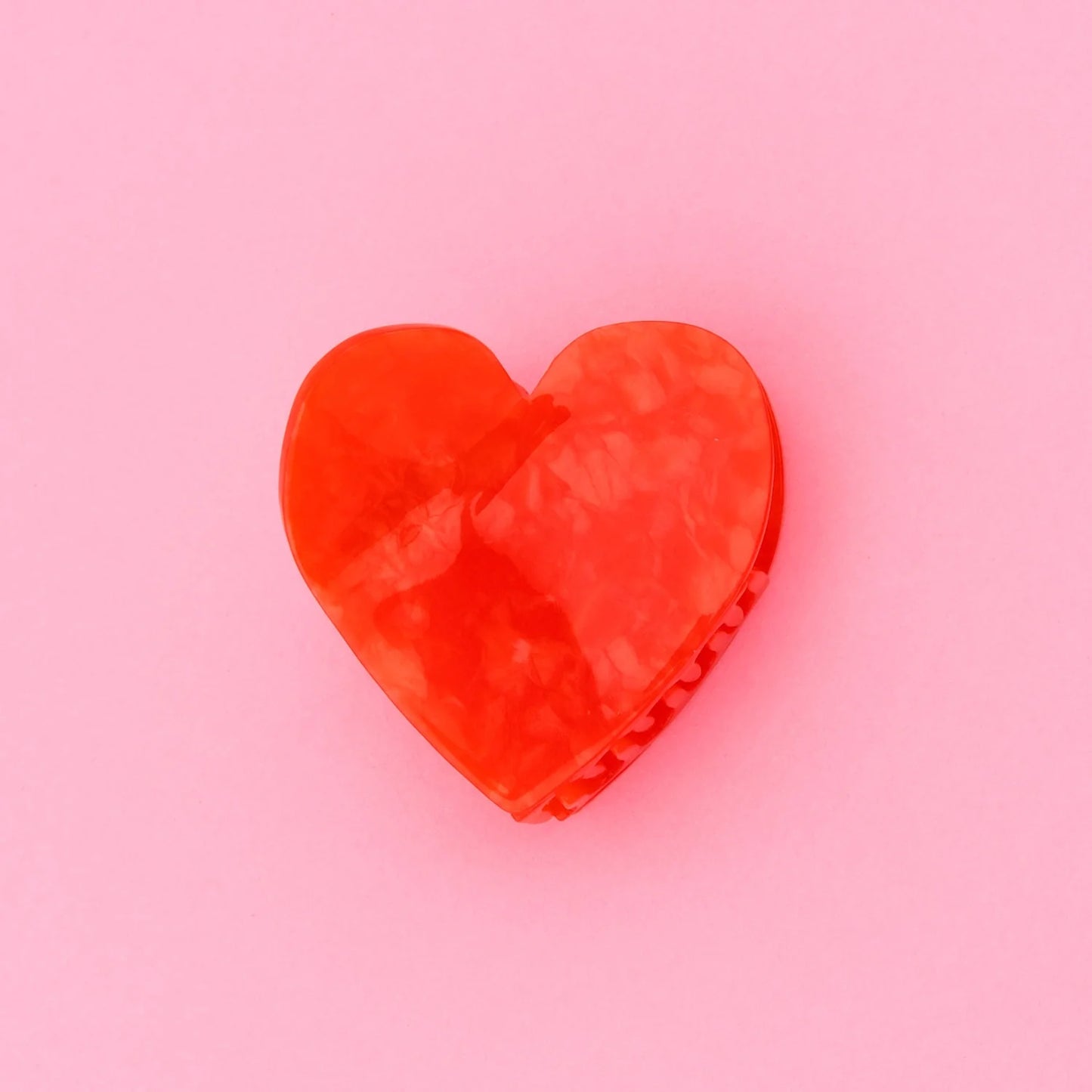 Pince à cheveux Coeur Rouge