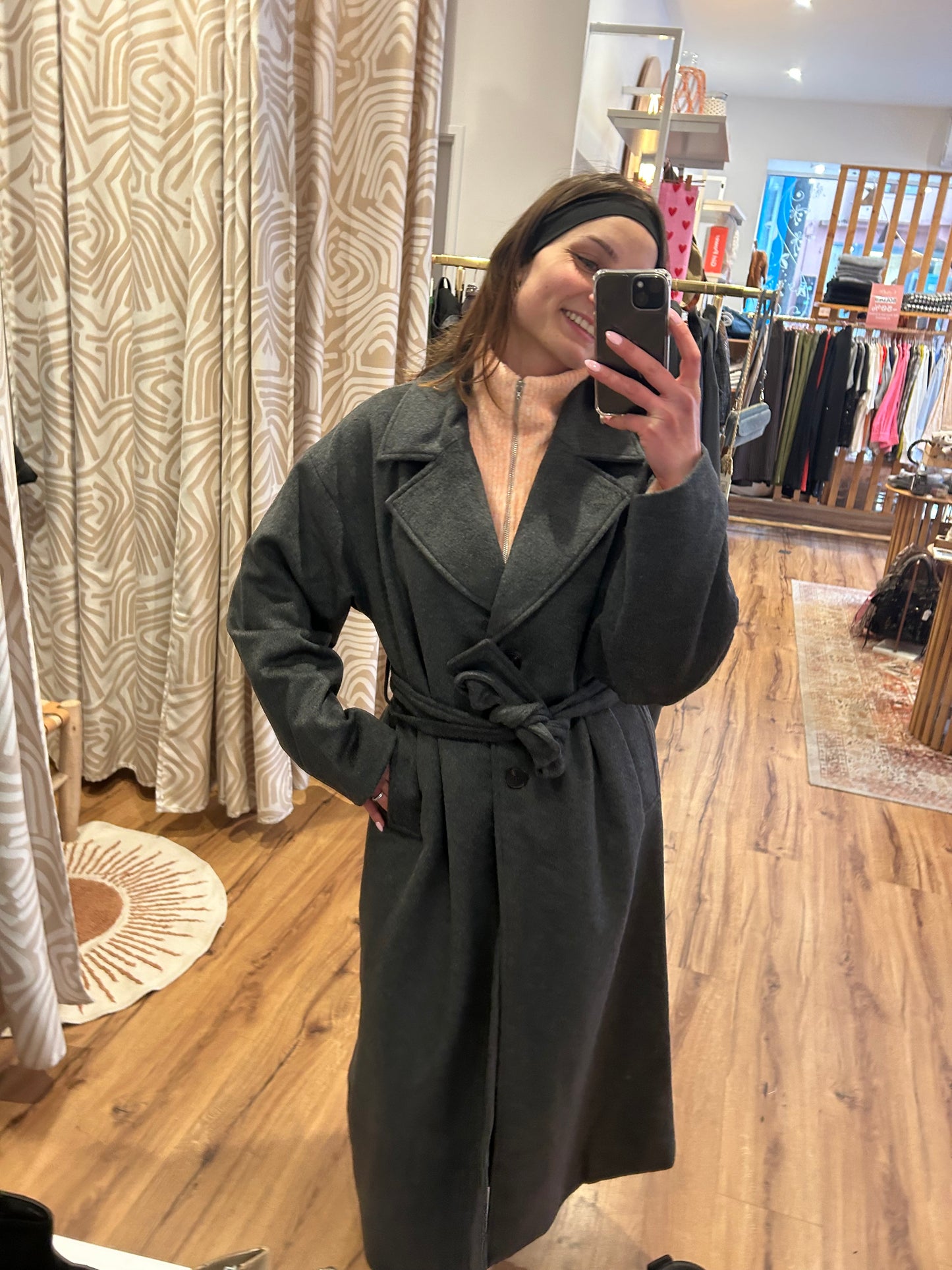 Manteau gris OBJAUBREY